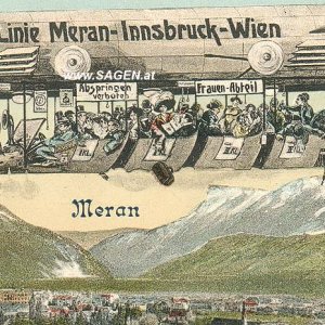 Luftschiff-Linie Meran Innsbruck Wien