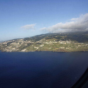 Anflug auf Funchal