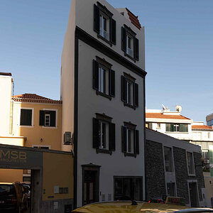Funchal Dreieck-Haus-