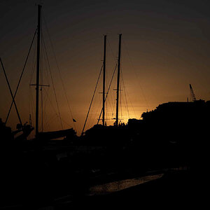 Jachthafen Funchal Sonnenuntergang