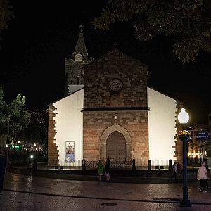 Kathedrale Funchal Nachtaufnahme