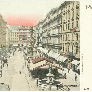 Wien Graben um 1900