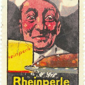 Reklamemarke Rheinperle Margarine