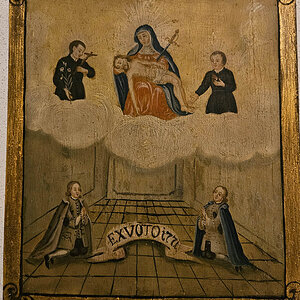 Votivbild Wallfahrtskirche Mentlberg 1771