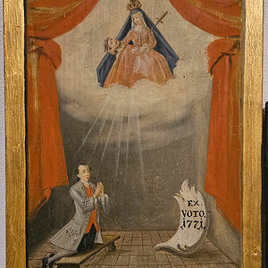 Votivbild 1771, Wallfahrtskirche Mentlberg, Innsbruck