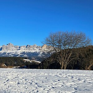 Ausblick von Maria Weißenstein auf den Rosengarten