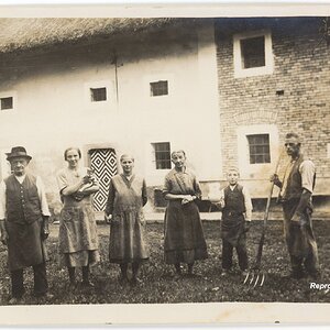 Bauernfamilie Porträt Oberösterreich