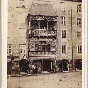 Goldenes Dachl, Innsbruck, um 1885