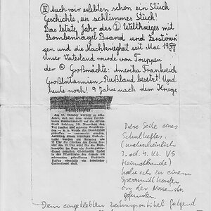 Schulheft Geschichte Salzburg 1954