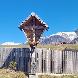 Wegkreuz im Vinschgau, Burgeis
