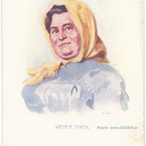 Wiener Typen - Öbstlerin