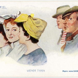 Wiener Typen - Wäschermädel