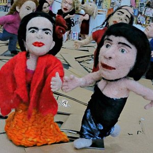 Medium 'Frida Kahlo & Jeanne D'Arc' in der Kategorie 'Stilleben und Kunst'