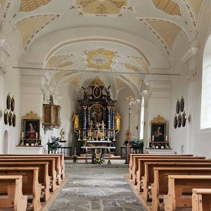 Pfons, Filialkirche hl. Margareta - Treppe