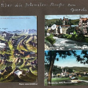 Ansichtskarten Urlaub Norditalien 1956