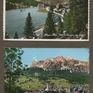 Ansichtskarten Urlaub Norditalien 1956