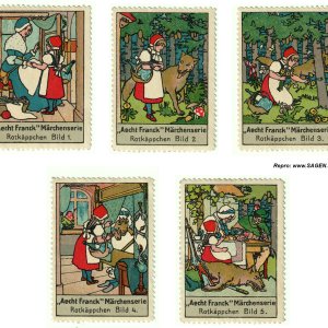 Reklamemarken Rotkäppchen, "Aecht Franck" Märchenserie