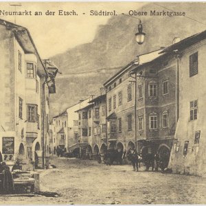 Neumarkt an der Etsch, Marktgasse, um 1916