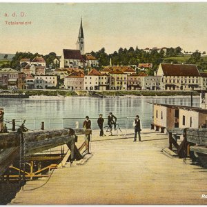 Mauthausen Totalansicht mit Rollfähre