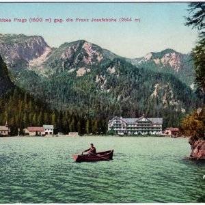 Hotel Wildsee Prags gegen die Franz Josefshöhe