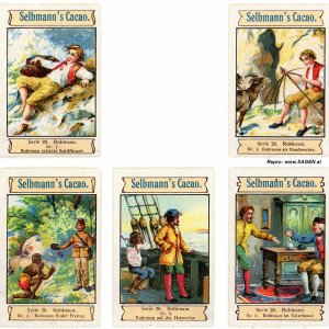 Reklamemarken Selbmann Cacao - Robinson