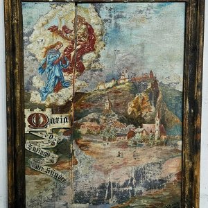 Votivbild Kloster Säben, Marienkapelle - Maria, O Zuflucht der Sünder