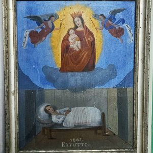 Votivbild Kloster Säben, Marienkapelle - 1865