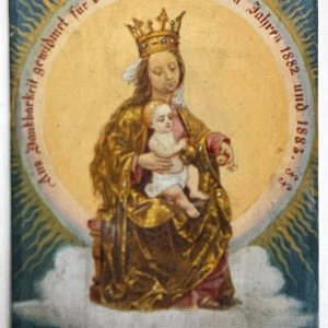 Votivbild Kloster Säben, Marienkapelle - Hilfe 1882 und 1883