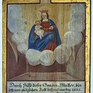 Votivbild Kloster Säben, Marienkapelle - 1865