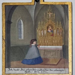 Votivbild Kloster Säben, Marienkapelle - 1864