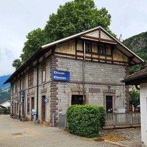 Bahnhof Klausen, Ansicht von Norden