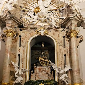 Wallfahrtskirche Mentlberg, Gnadenbild Pietà Mater Dolorosa
