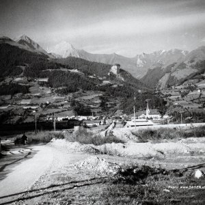 Matrei in Osttirol mit Granatspitzgruppe im Jahr 1951