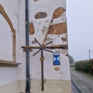 Turmkreuz nach dem Brand 1963