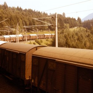 Güterzug Semmeringbahn im Jahr 1979