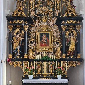 Wallfahrtskirche Mariahilf, Mondsee - Hochaltar