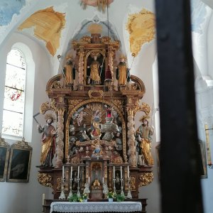 Altar in der Wallfahrtskirche Schildthurn