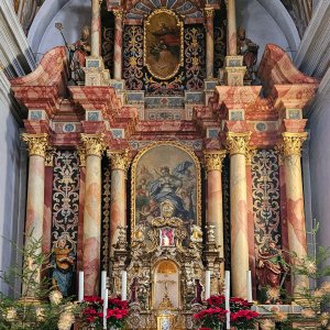Maria Weißenstein, Hochaltar mit Gnadenbild