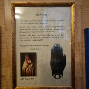 Votivbild in Maria Rehkogel, Frauenberg