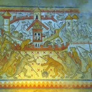 Pürgg im Ennstal, Katzen-Mäuse-Krieg KI-rekonstruiert