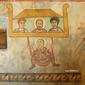 Prokuluskirche Naturns, Der Schaukler, KI-rekonstruiert