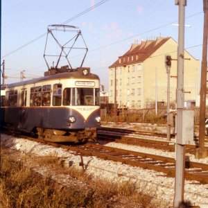 Badener Bahn im Jahr 1980