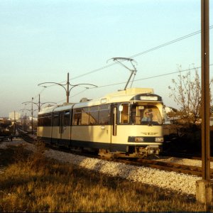 Badener Bahn im Jahr 1980