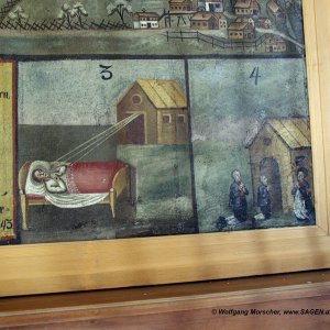 Votivbild Entstehung Wallfahrtskirche Hart im Zillertal