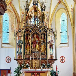 Ebbs, Wallfahrtskirche hl. Nikolaus - Hochaltar mit Gnadenbild