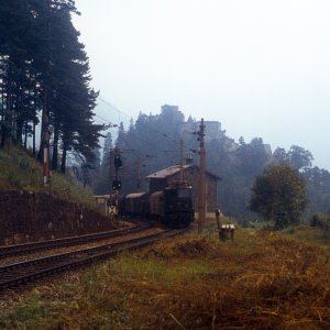 Semmeringbahn bei Klamm Schottwien im Jahr 1969