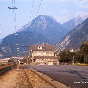 Bahnhof Schönwies im Inntal 1971