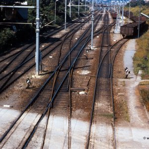 Verbindungsbahn bei Hetzendorf im Jahr 1971