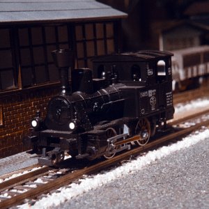 Modellaufnahme Tenderlok Fleischmann