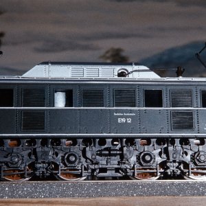 Modellaufnahme DB E19.12, Rivarossi